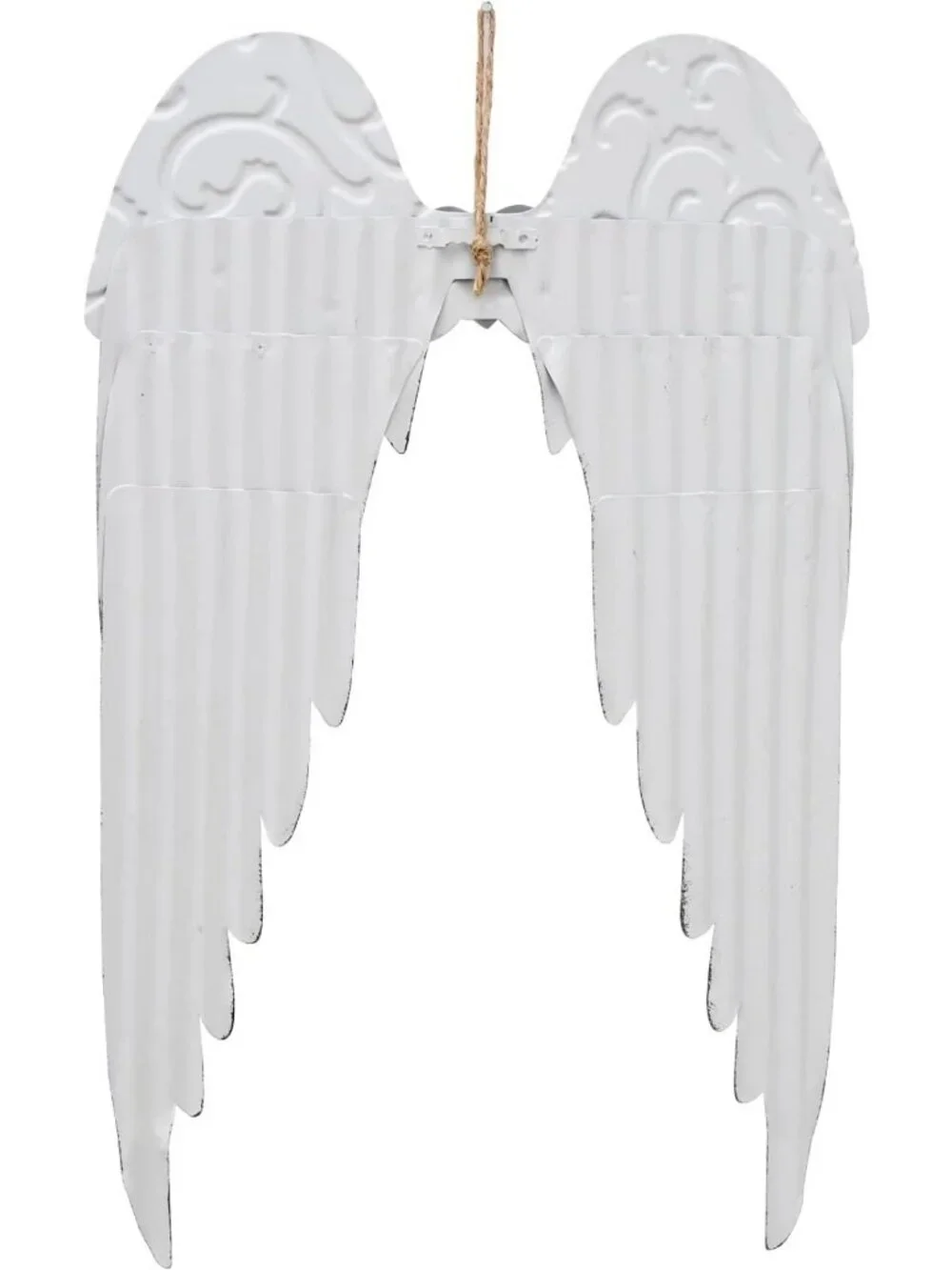 Vintage Angel Wings Wall Art - Antique Metal Decor for Home, Bedroom & Living